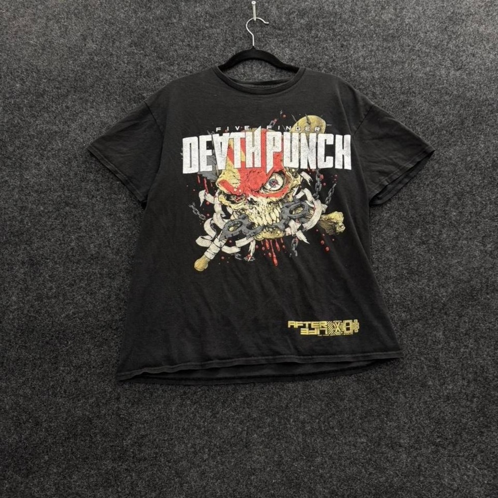 Five Finger Death Punch Graphic Band Tee Mens Large Metal Rock